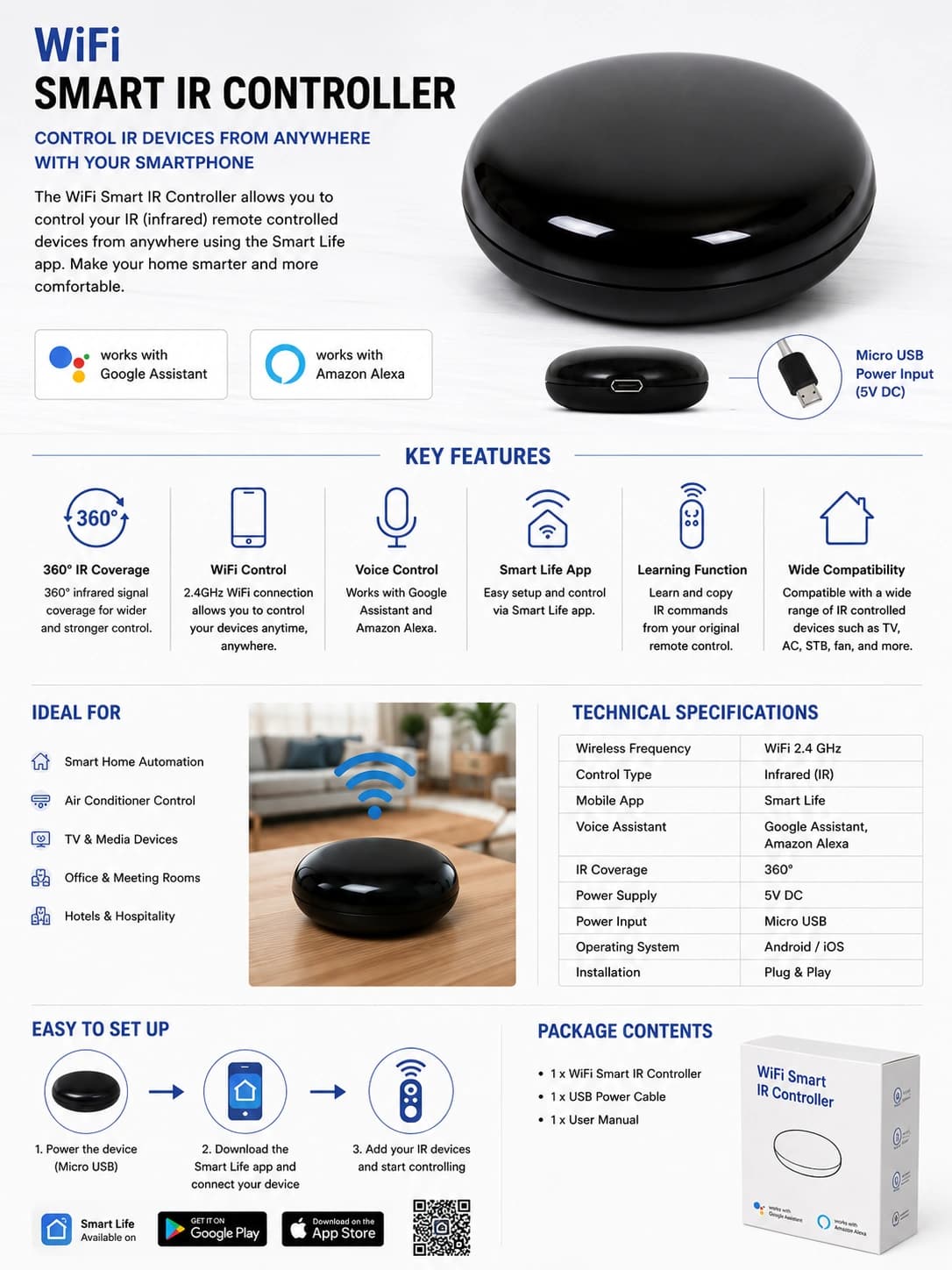 WiFi IR Smart Remote